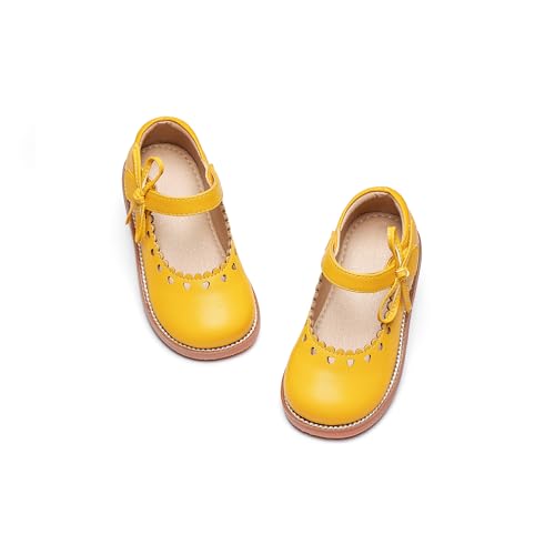 Image of Flaryzone Toddler Little Girl Mary Jane School Uniform Oxfords Flat Dress Shoes