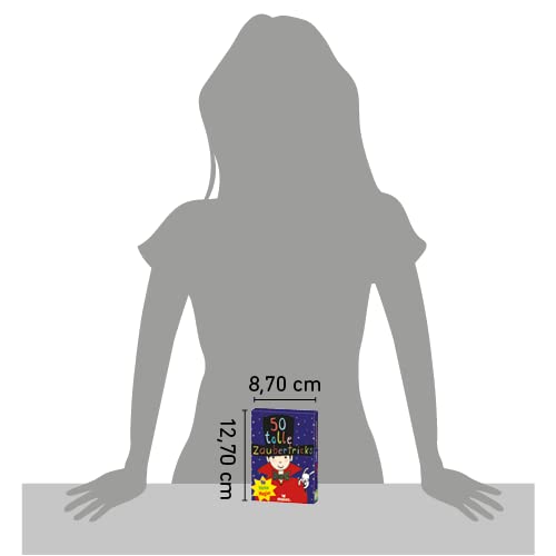 Moses 42777699 50 tolle Zaubertricks für kleine Magier | Kinderbeschäftigung | Kartenset, White