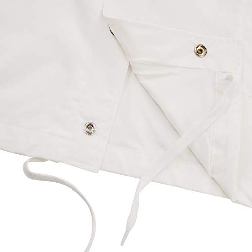 Champion Arkansas Razorbacks Men's White Classic Coaches Jacket (Medium,White)4