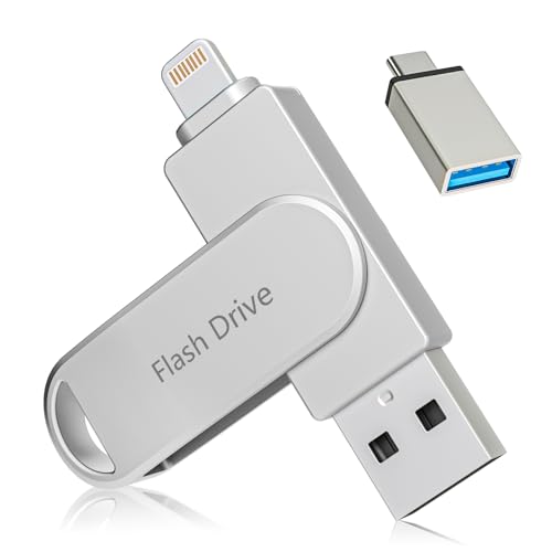 Clé USB 512 Go pour iPhone compatible iPad Android et PC
