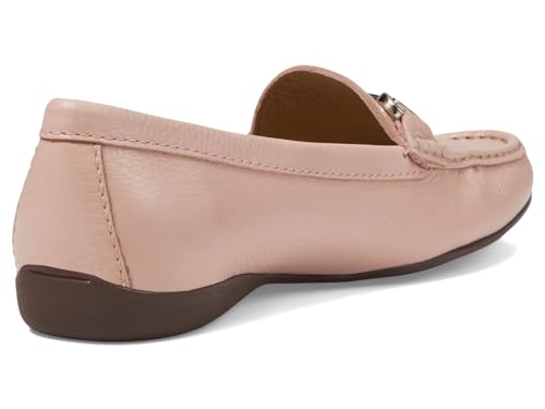Image of Women's Genuine Leather Slip on Buckle Loafer