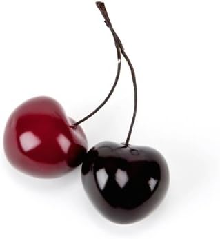 Cherry Pair, Artificial Fruit Fake Food, Box of 36