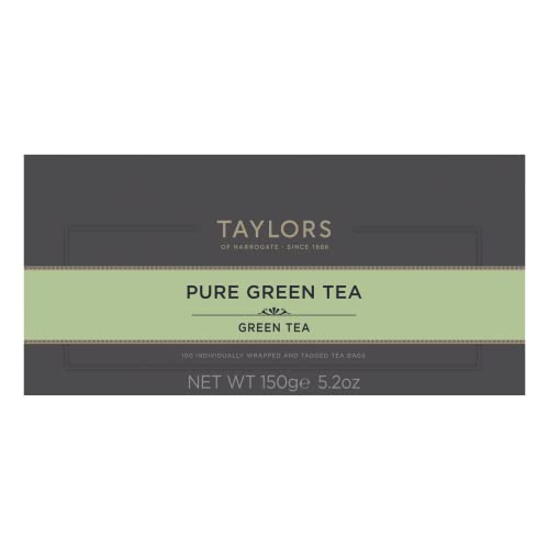Taylors of Harrogate Pure Green Tea, 100 Count (Pack of 1)