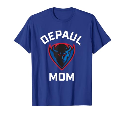 DePaul University Blue Demons Arched Mom T-Shirt
