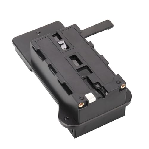 Image of Battery Plate Adapter V Mount Power Plate with Overloads Protections for NPF550 / F970 Video Production Equipment Battery Replacement Power Bracket