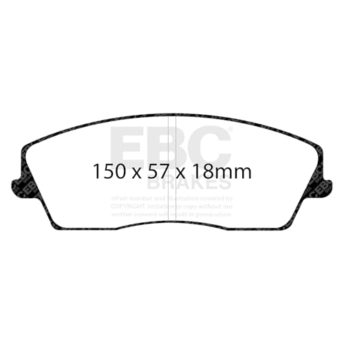 Image of EBC Brakes Redstuff 3000 Series Sport Brake Pad Set DP31723C to Fit CHRYSLER (USA),CHRYSLER,DODGE (USA),DODGE