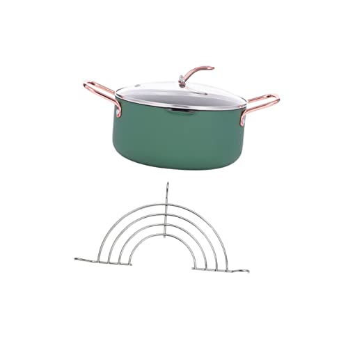HOLIDYOYO 1 Juego bote de complemento alimenticio bote de stock utensilios de cocina antiadherentes sartenes antiadherentes sartén antiadherente paellera olla multifuncional olla práctica