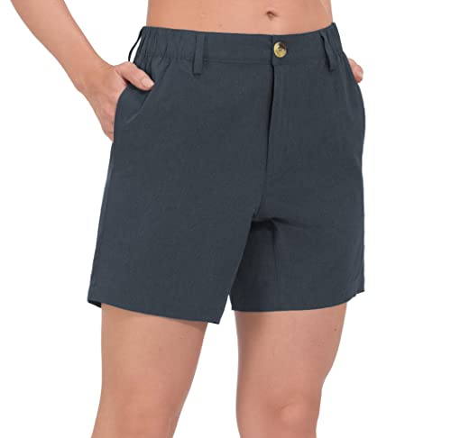 Image of Little Donkey Andy Women's Bermuda Quick Dry Lightweight Stretch Shorts Golf Hiking Travel