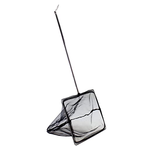 Image of AQUANEAT Aquarium Net with Extendable Long Handle, Adjustable Wastes Skimming Cleaning Tools for Fish Tanks