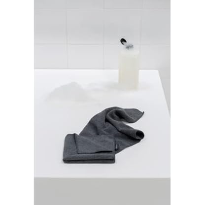 Brabantia Mikrofaser Geschirrhandtuch (2er Set), Dunkelgrau, 30 x 30 cm – Bild 4
