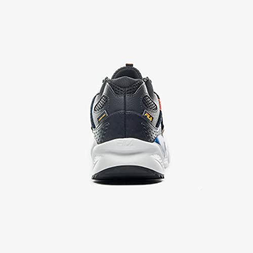 Tênis Fila Territory, Masculino, Preto/Amarelo/Azul, 42