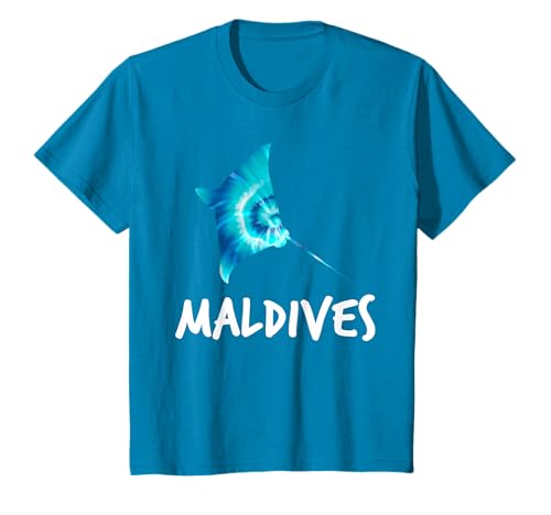 Maldives Manta Ray Design Plongée sous-Marine Maldives Diver T-Shirt