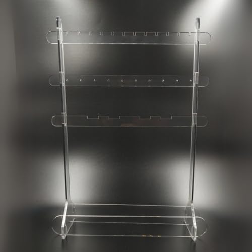 Image of SMILEDRIVE Acrylic Jewellery Display Stand-Perfect for Jewellery Shoots and Display, Organize Necklace, rings, ear rings and trinkets