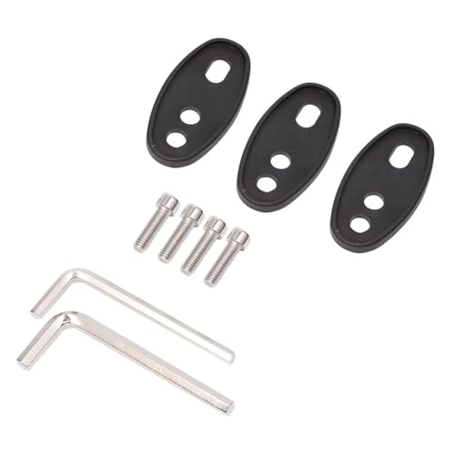 Espejos moto laterales de aluminio universal con rotación ajustable 3