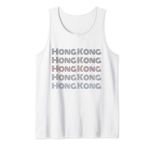 Cina 70's City Retro Vintage Hong Kong Canotta