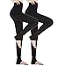 Diravo 2 Pack Womens Thermal Tights Fleece Lined Leggings,Winter Warm-Thick Velvet Leggings,Elastic Tights Leggings,Black