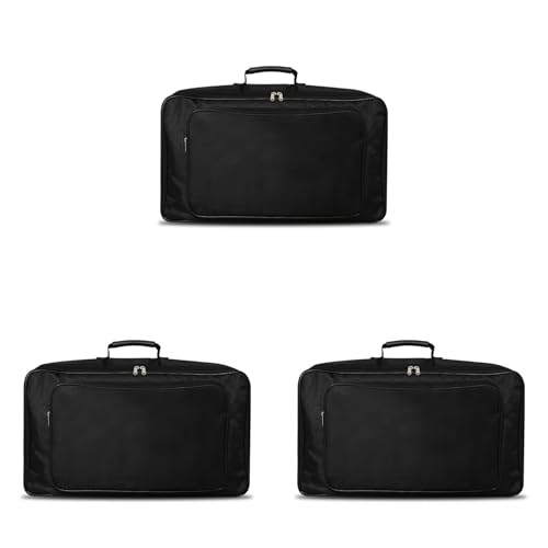 Sac de pédalier de guitare grand style étui d'effets portable universel