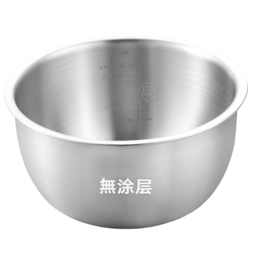 316L Stainless Steel Rice Cooker Inner Pot, Compatible With Mijia 5L S1-MFB14C0 Uncoated All Steel Accessories