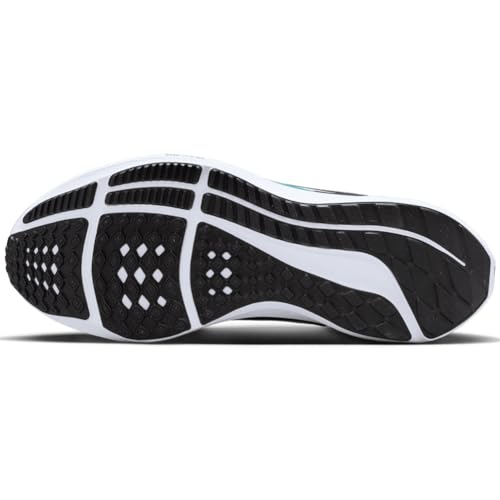 Nike Pegasus 40 Men's Road Running Shoes (Extra Wide) (DV7480-006, Platinum Tint/White/Green Strike/Black) Size 114