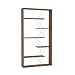 Furnish Home Store Wood Frame Open Back 6 Shelves Bookcase Industrial Bookshelf for Office and Living Rooms Modern Bookcases Large Bookshelf Organizer