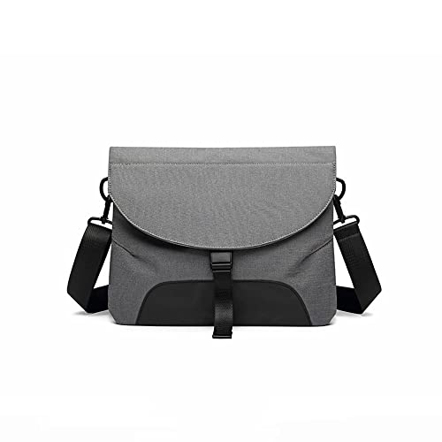 Business Briefcase, Removable Shoulder Strap with USB Charging Port Fashionable Canvas Bag Sports Crossbody Bag (Color : C, Size : 27 * 35cm)