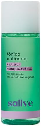 Sallve Tônico Antiacne 120ml - Melaleuca + Centella Asiática