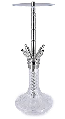 WD Hookah G47-11 Edelstahlshisha Clear