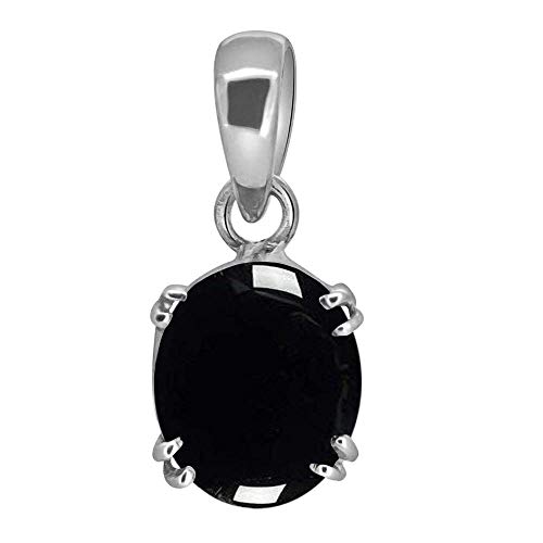 Sulemani Hakik pierre noire de 12,50 carats en pendentif, une idée cadeau symbolique