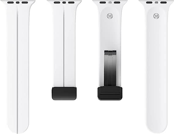 Image of Printme Silicone Sport Band Compatible with Apple Watch 38mm 40mm 41mm 42 mm 44 mm 45 mm 49 mm, Magnetic Clasp Adjustable Strap Compatible for iWatch Series SE Series 1-8