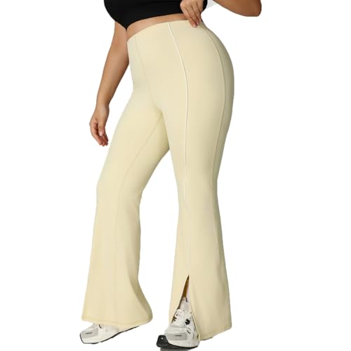 Leggings flared femmes grande taille confortable et opaque