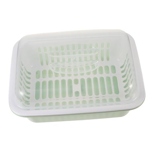 OUNONA 哺乳瓶乾燥ラック 哺乳瓶水切りスタンド 食器乾燥ボックス 幼児用 カトラリー乾燥収納ラック 抗菌 ほこり防止 カバー付き