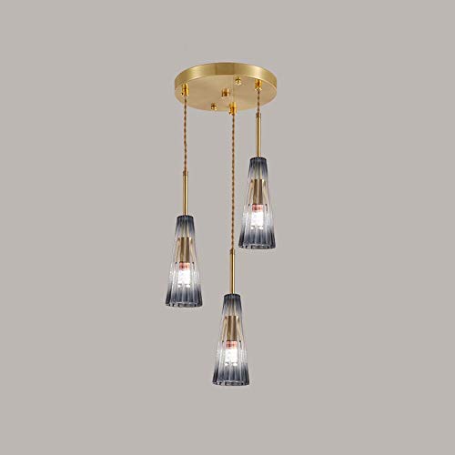 Lámpara de Cobre moderna para techos de cocina y salas de estar nórdicas