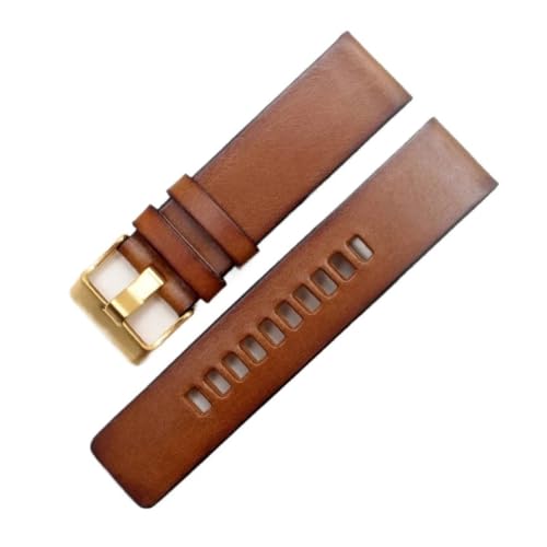 Remplacer bracelet montre Diesel usé avec ce cuir de vachette 24 26 28mm