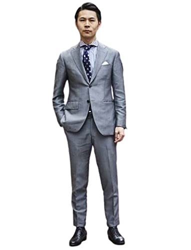 Costume Homme Coupe Moderne Ensemble Veste Pantalon Affaires Formelles