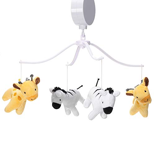 Image of Bedtime Originals Mighty Jungle Musical Baby Crib Mobile, Multicolor
