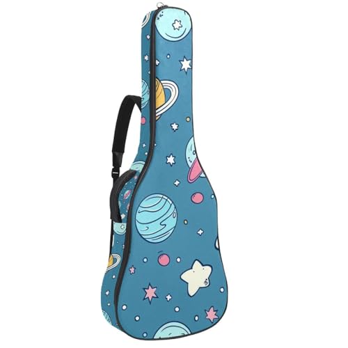 Sac à dos pour guitare acoustique en tissu Oxford imperméable idéal pour les cours