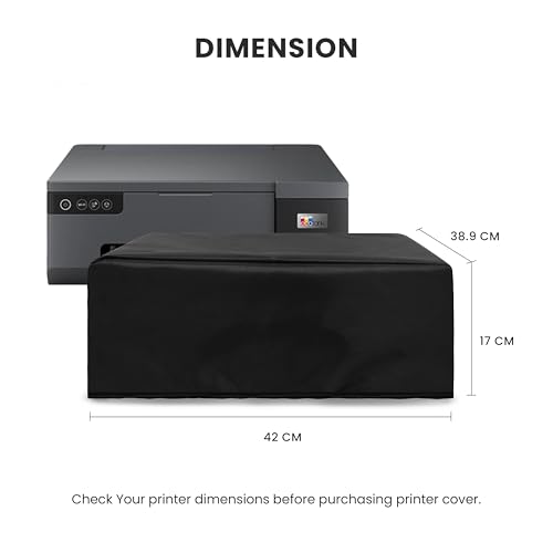 Image of ALIFIYA Nylon Dust Proof Washable Printer Cover for Epson L8050 Single Function Ink Tank Printer - Black
