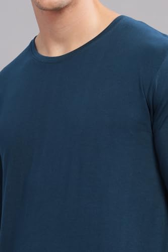 Image of ADRO Full Sleeve Tshirt for Men | Colorblock T Shirt for Men | 100% Cotton Tshirt | Full Sleeve Regular Fit T-Shirt | Men's Full Sleeves T Shirts