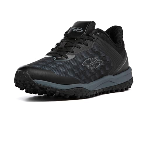 Boombah Viper Men's 3DHC Turf Black/Charcoal - Size 11