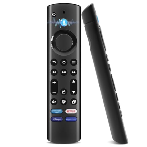 Mando A Distancia Por Voz Para Amazon Fire TV (3ª Gen) - Con Bluetooth Y 4 Botones Atajo