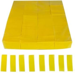 Tu Fiesta Mola Mazo Confeti Rectangular 2x5CM | Confeti para Fiestas| Confeti de Colores para Eventos| Confeti económico (Amarillo)