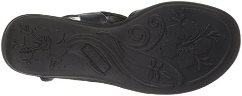 Easy Street Women's Bolt Flat Sandal, Navy, 8 2W US | Image 3