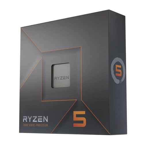 Image of 7000 Series Ryzen 5 7600X Desktop Processor 6 cores 12 Threads 38 MB Cache 4.7 GHz Upto 5.3 GHz AM5 Socket (100-100000593WOF)