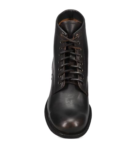 Image of Frye Tyler Lace Up Boots for Men Crafted from Soft Vintage Leather with Blake Construction, Burnished Toe and Heel, and Rubber Inserts on Leather Soles - 5 inch Shaft Height