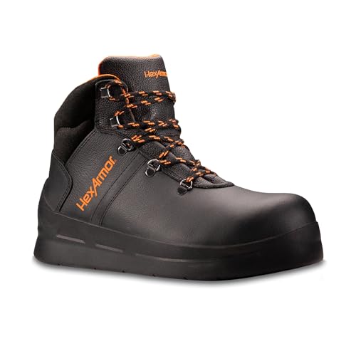 HexArmor Asphalt Work Boots for Men, HeatArmor Lace Style, 572°F Heat Resistance, Composite Safety...