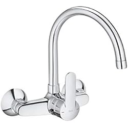 Monomando Fregadero Roca Roca,Victoria,Grifería monomando exterior para cocina con caño giratorio,A5A7G25C00