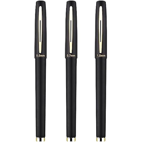 Archic Black Gel Ink Rollerball Pens Set Cover