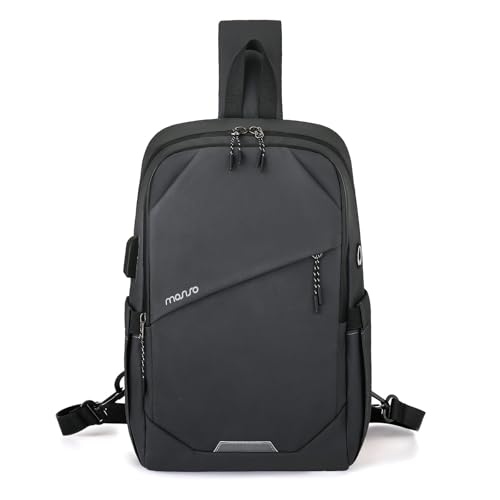 MOSISO Sling Backpack Travel Hiking Daypack,Large Crossbody Sling Bag