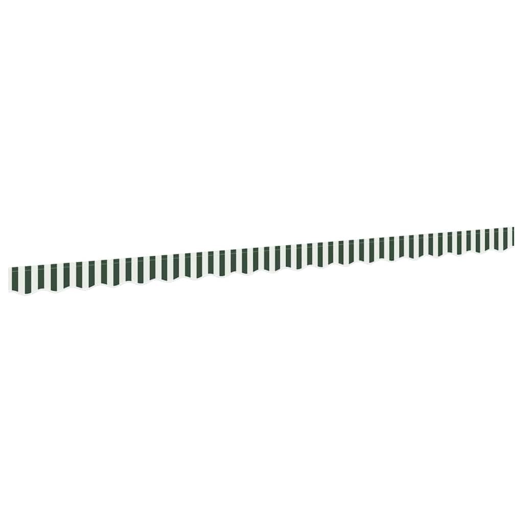 Lambrequin Remplacement Vert Et Blanc 4,5 M Polyester