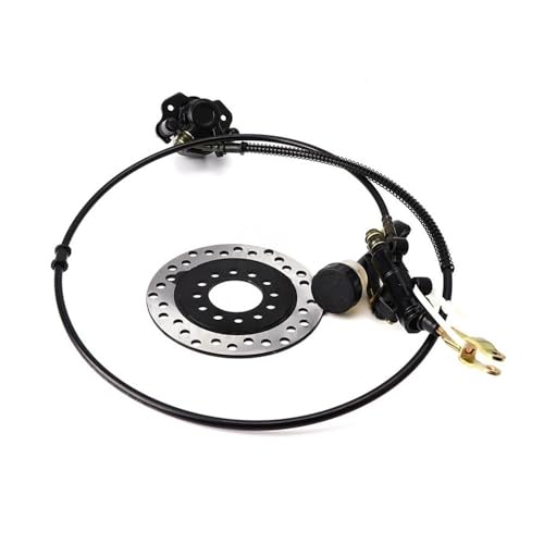 Disco Freno Rotor Kit de Freno Disco hidráulico con Palanca pie 160 mm, Compatible Karts 168 CC, ATV, Accesorios para vehículos Cuatro Boxes